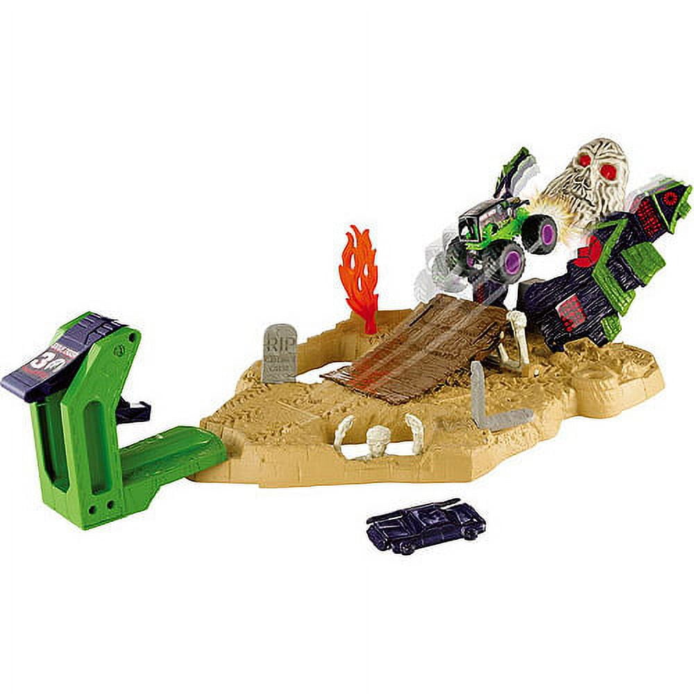 Hot Wheels Monster Trucks Launch & Bash Playset by Mattel