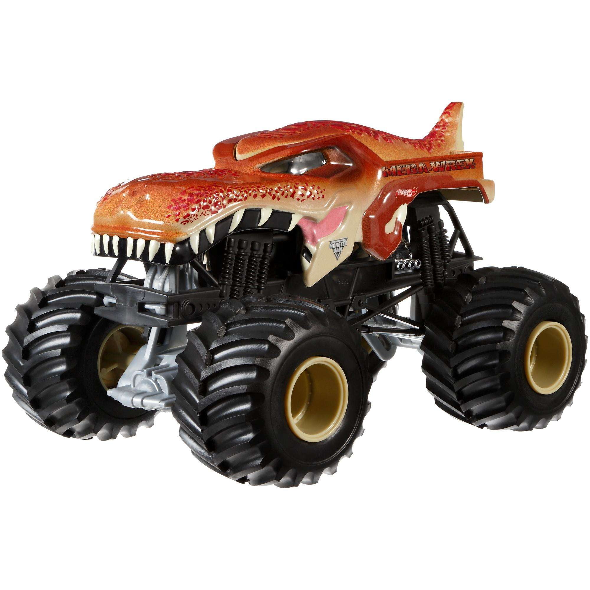 Hot Wheels Monster Trucks Mega T- WREX DieCast Metal Body Truck 1:24