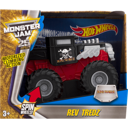 Hot Wheels Monster Jam Rev Tredz Bone Shaker Vehicle