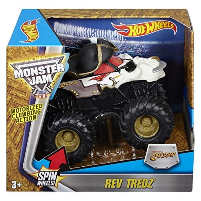 Hot Wheels Monster Jam Rev Tredz Pirate Vehicle (1:43 Scale