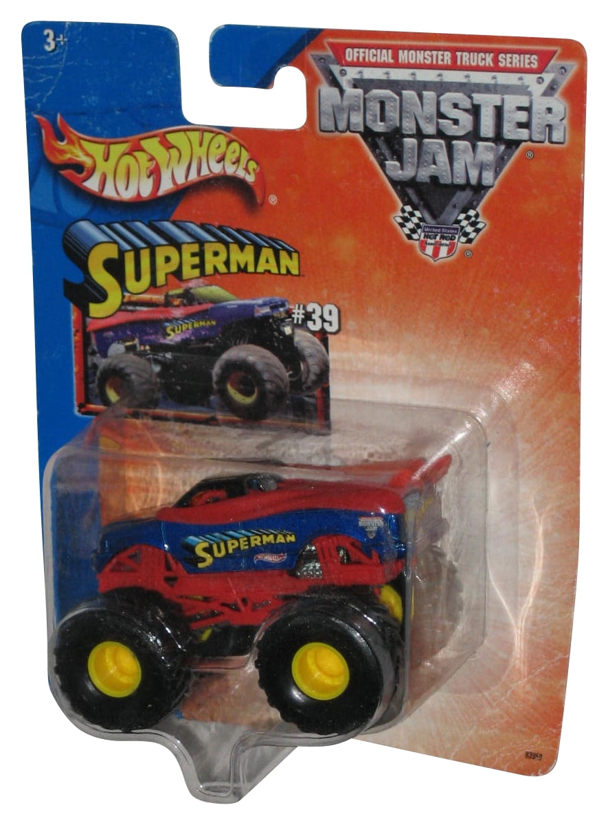 Hot Wheels Monster Jam Superman (2003) Mattel 164 DieCast Toy Car 39