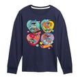 thumbnail image 1 of Hot Wheels - Monster Racing Hearts - Toddler & Youth Long Sleeve Graphic T-Shirt, 1 of 5