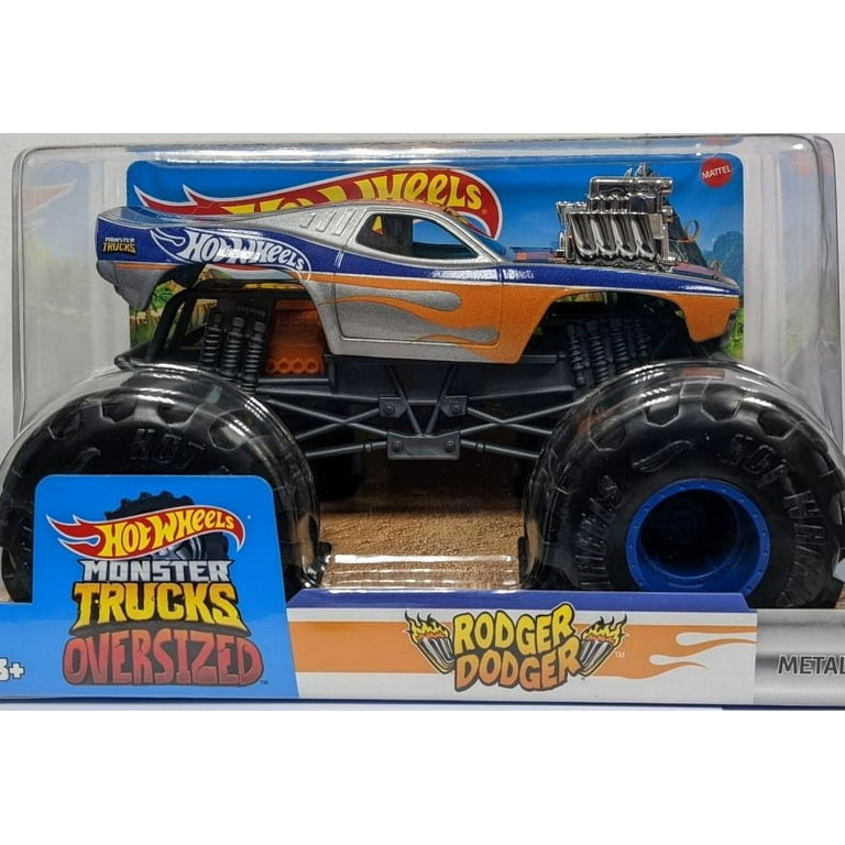 Hot Wheels Monster Trucks Rodger Dodger - 1:24 Scale Oversized