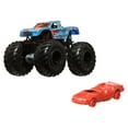 Hot Wheels Monster Truck & Car, 1:64 Scale Die-Cast Truck & Car (2