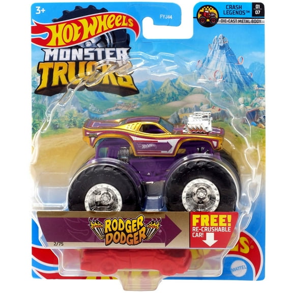 Hot Wheels Monster Truck Crash Legends Rod Dodger