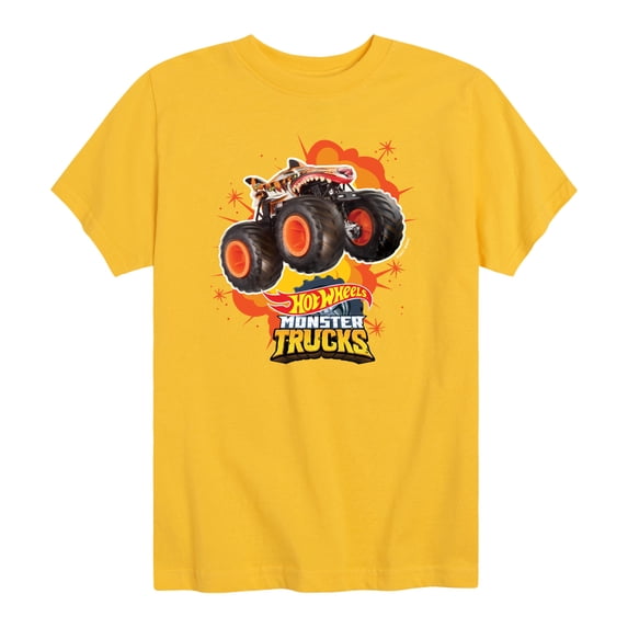 Hot Wheels - Monster Truck Toddler Boys' Toddler Short Sleeve Graphic T-Shirt