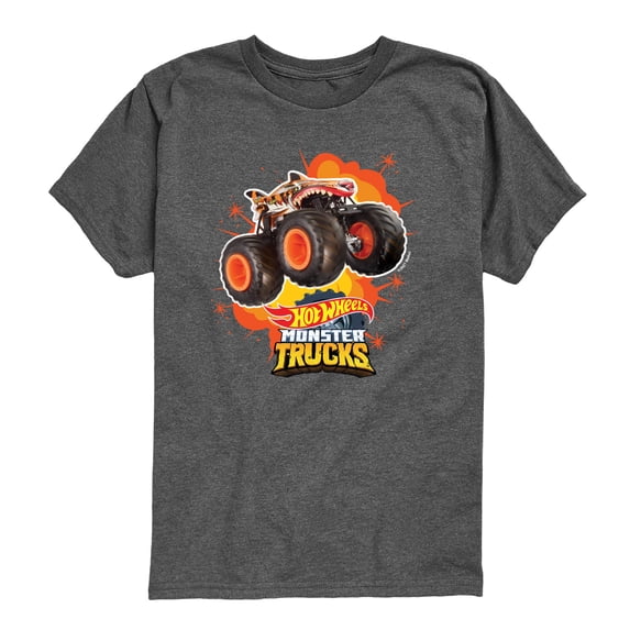 Hot Wheels - Monster Truck Toddler Boys' Toddler Short Sleeve Graphic T-Shirt