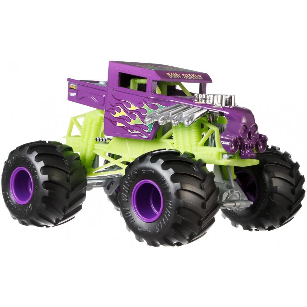 Hot Wheels Monster Trucks Scale Bone Shaker Play Vehicle Walmart Com