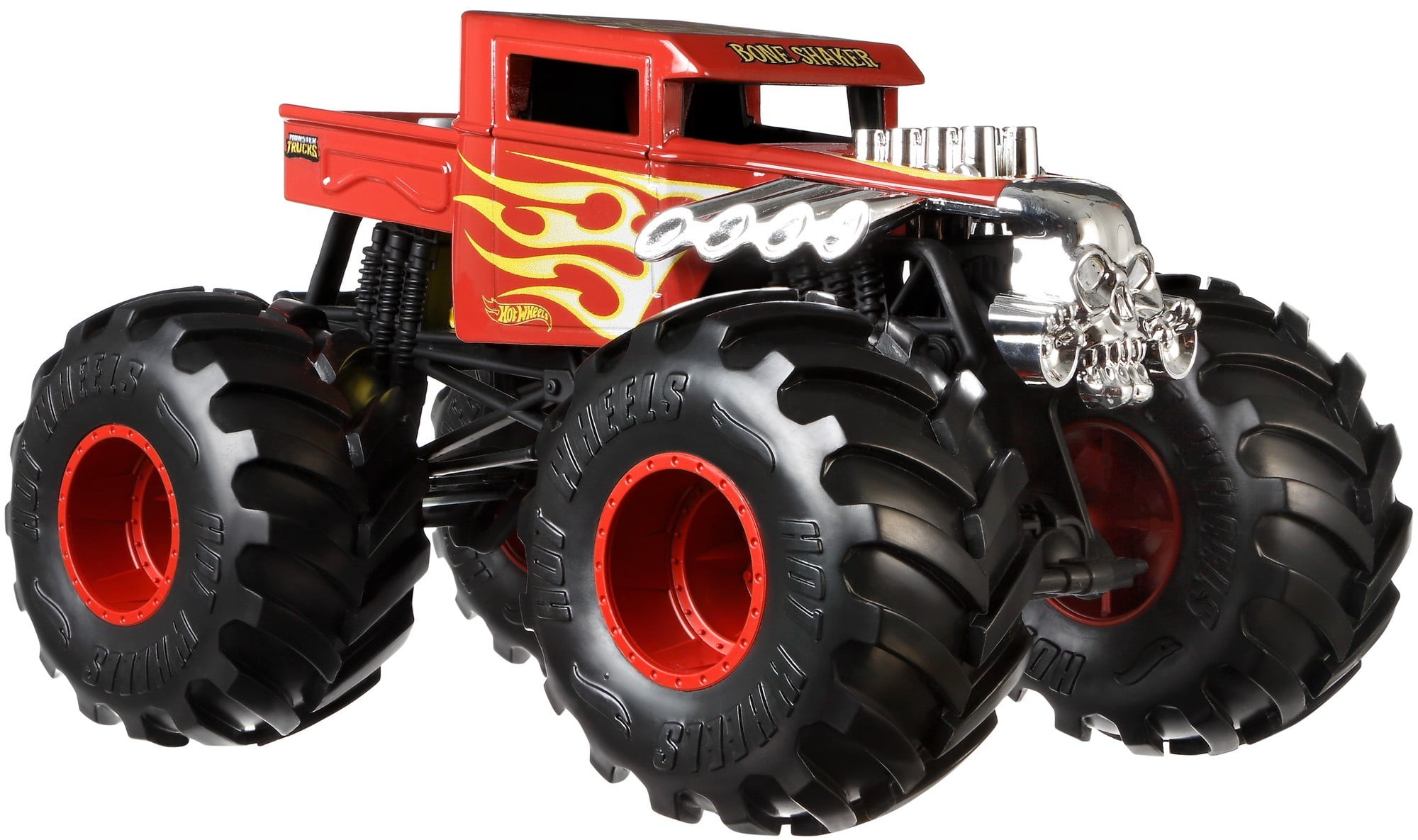 Hot Wheels Monster Trucks 1:24 Scale Bone Shaker Truck Play