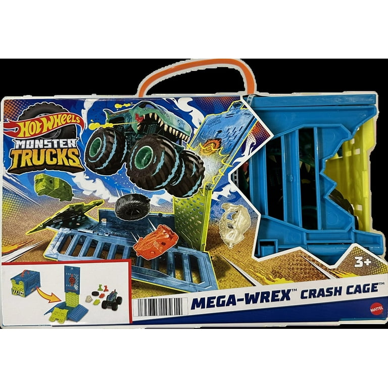 Hot Wheels Monster Trucks 1:24 Mega-Wrex Oversized Crash Cage
