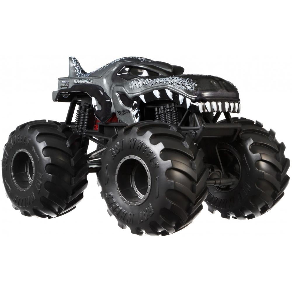 Hot Wheels Monster Trucks Oversized 1:24 Scale Diecast Neon Mega Wrex