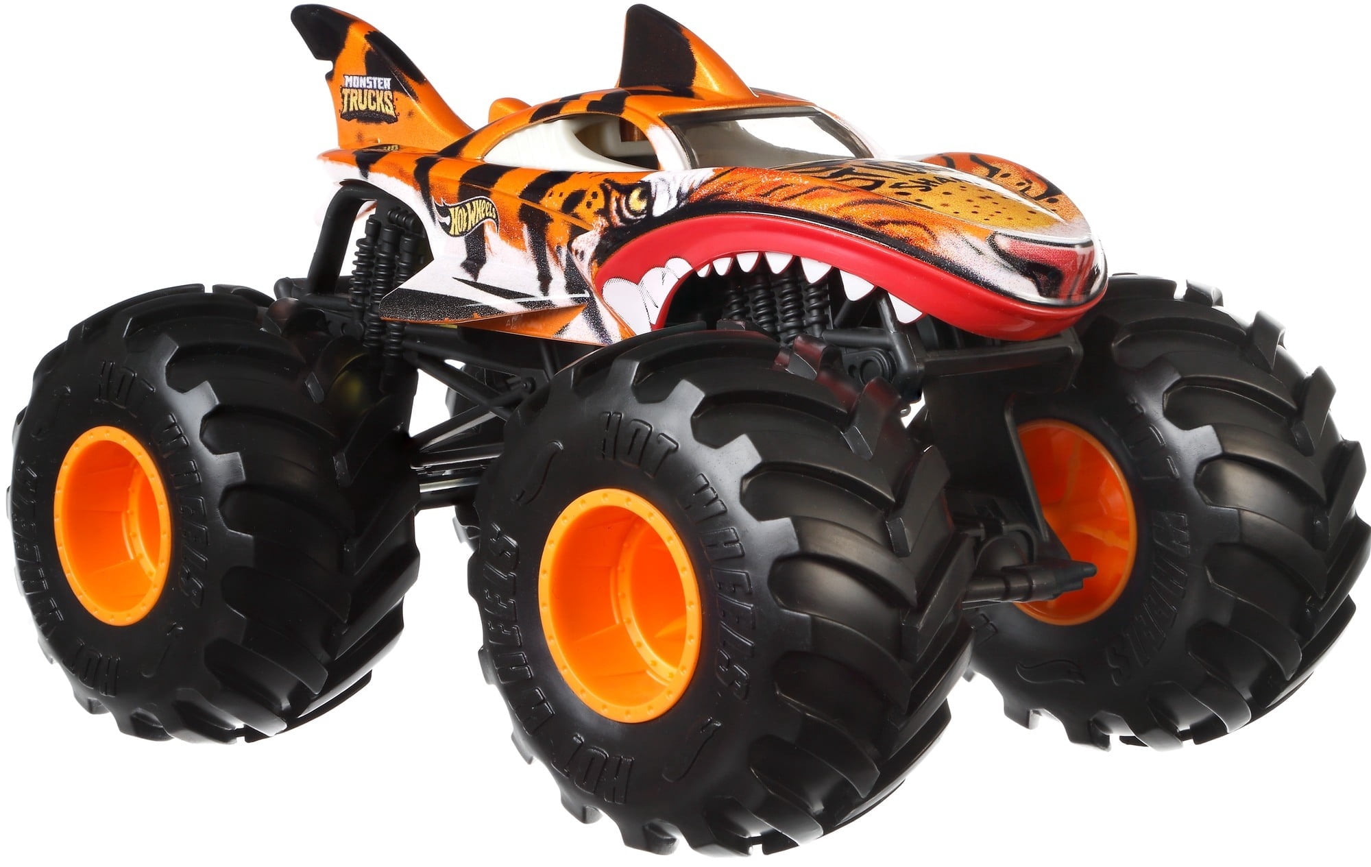 Hot Wheels Monster Trucks 1:24 Scale Tiger Shark Vehicle