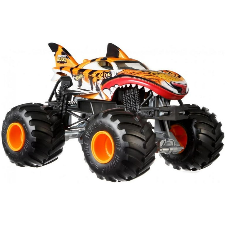 Hot Wheels Monster Trucks 1:24 Scale Tiger Shark Wreak