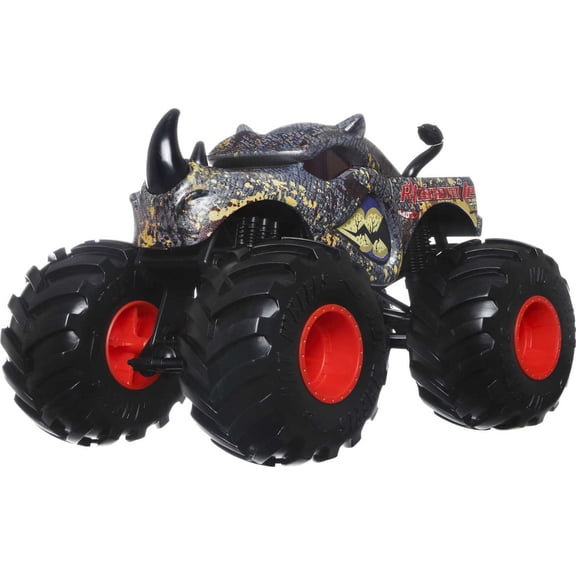 Hot Wheels Monster Trucks 1:24 Scale Vehicles, Collectible Die-Cast Toy Trucks