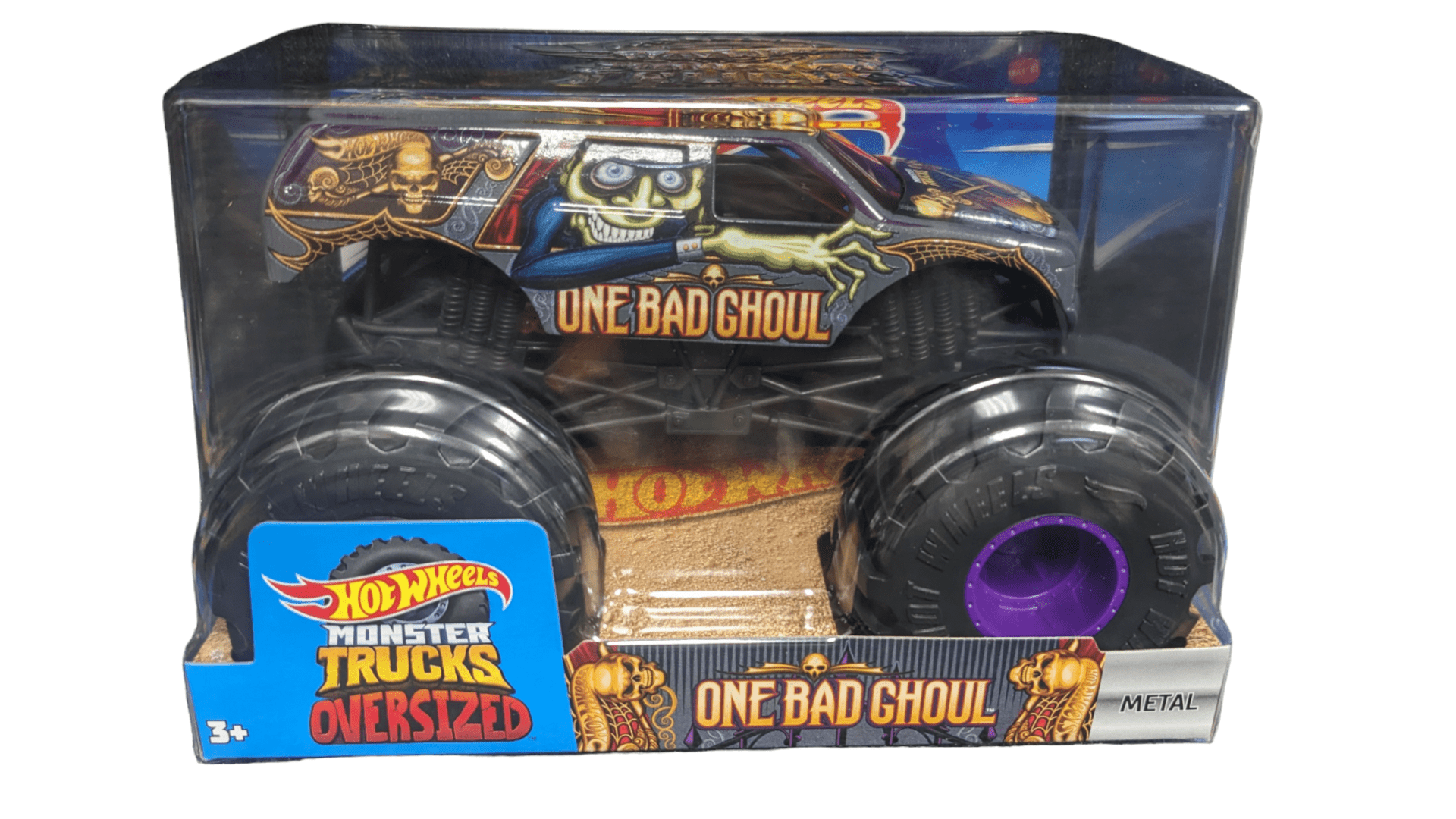 Hot Wheels Monster Trucks 1:24 scale One Bad Ghoul - Walmart.com