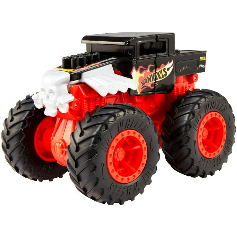 Hot Wheels Monster Trucks 1:43 Scale Light and Sound - Boneshaker – Yummy  Boutique