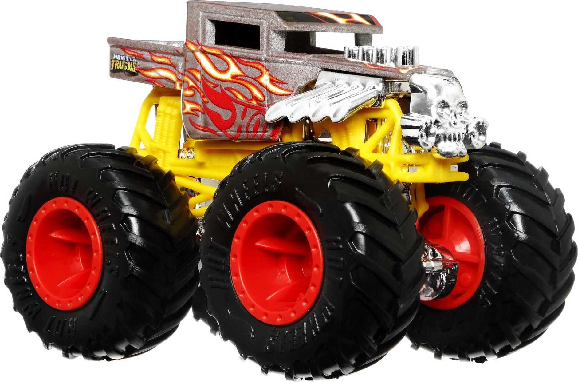  Monster Trucks 2023 Bone Shaker (1:64 Scale) : Toys & Games