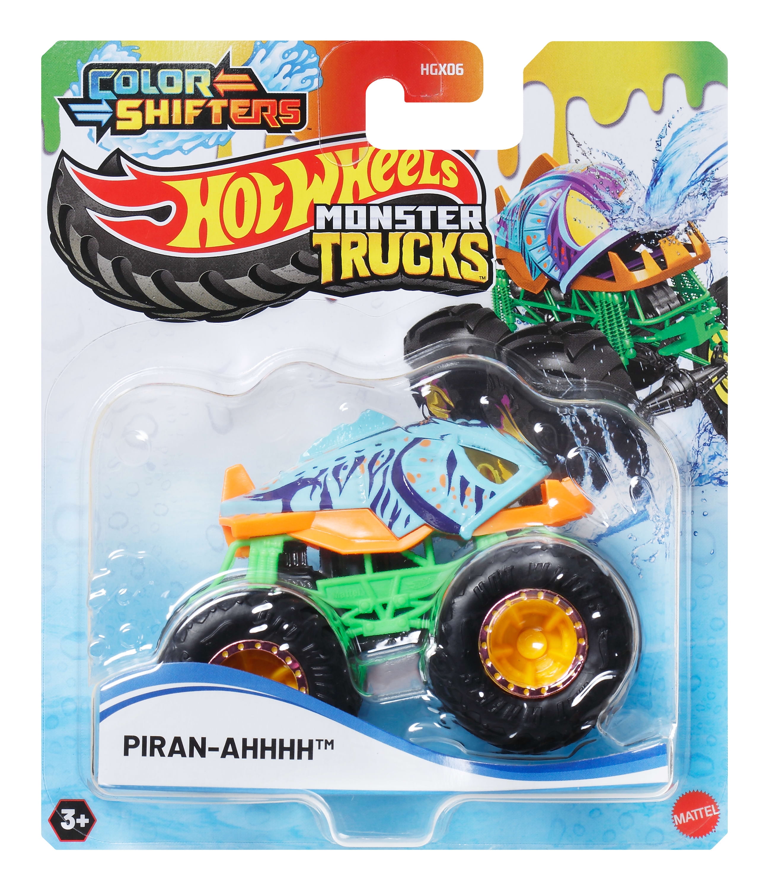 Hot Wheels Monster Trucks 164 Color Shifters, 1 Toy Truck for Kids