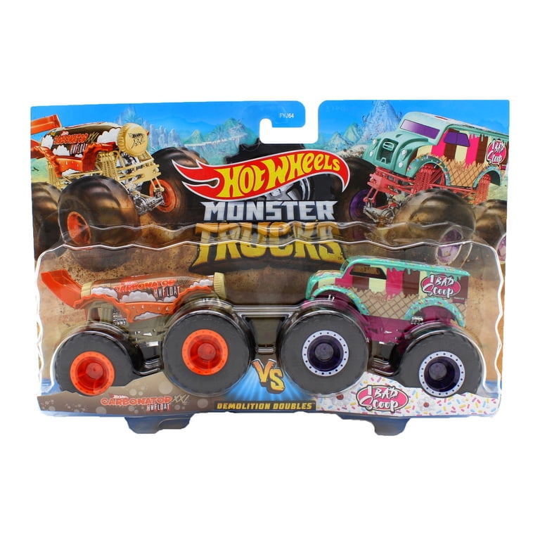 Hot Wheels Monster Trucks 1:64 Scale Demolition Doubles