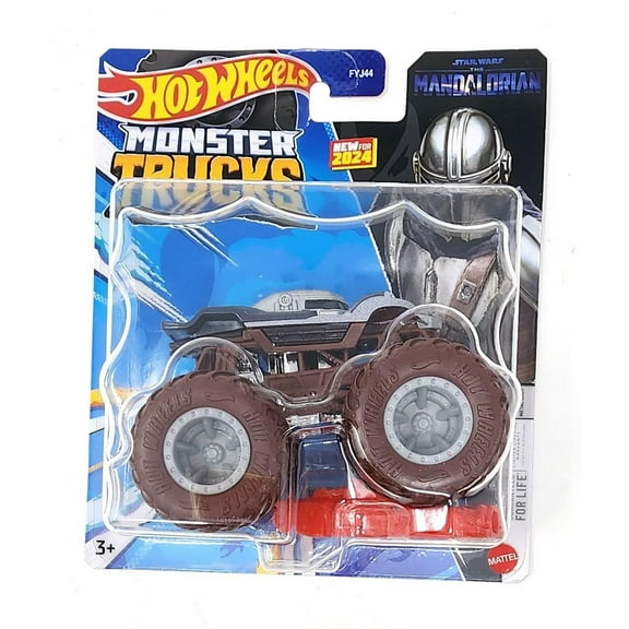 Hot Wheels Monster Trucks 1:64 Scale Die-Cast Vehicle | The Mandalorian | HTM26