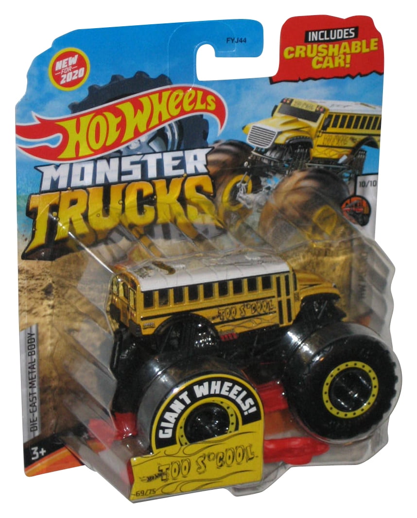 Hot Wheels Monster Trucks (2020) HW Metro 10/10 Too S'Cool Toy Truck 69/75 Hot Wheels Monster Trucks (2020) HW Metro 10/10 Too S'Cool Toy Truck 69/75