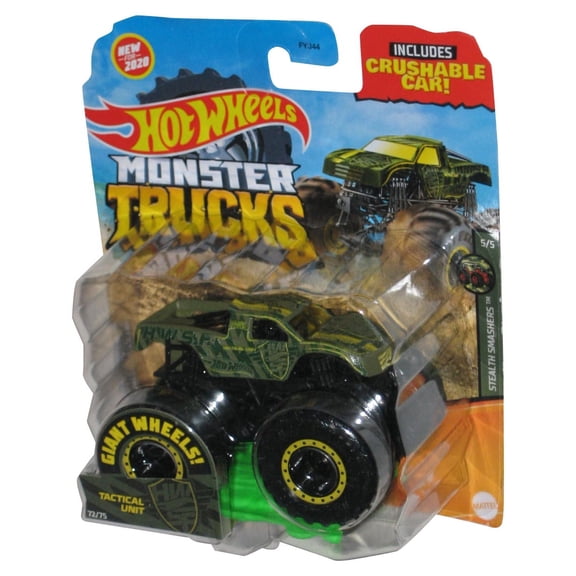 Hot Wheels Monster Trucks (2020) Tactical Unit Toy Truck 72/75