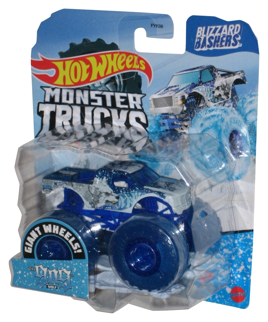 Hot Wheels Monster Trucks (2020) The 909 Wolf Blizzard Bashers Toy