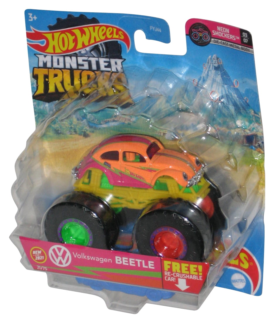 Hot Wheels Monster Trucks Oversized Volkswagen Bettle green 1:24