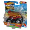 thumbnail image 1 of Hot Wheels Monster Trucks (2021) DragBus Paint Crush Truck w/ Crushable Car 29/75, 1 of 1