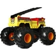 thumbnail image 1 of Hot Wheels Monster Trucks 5 Alarm - 1:24 Scale Oversized [Yellow/red], 1 of 5