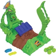 Hot Wheels Monster Trucks Arena Smashers Glow-in-the-Dark Gunkster Set & 1 Glow-in-the-Dark Toy Truck