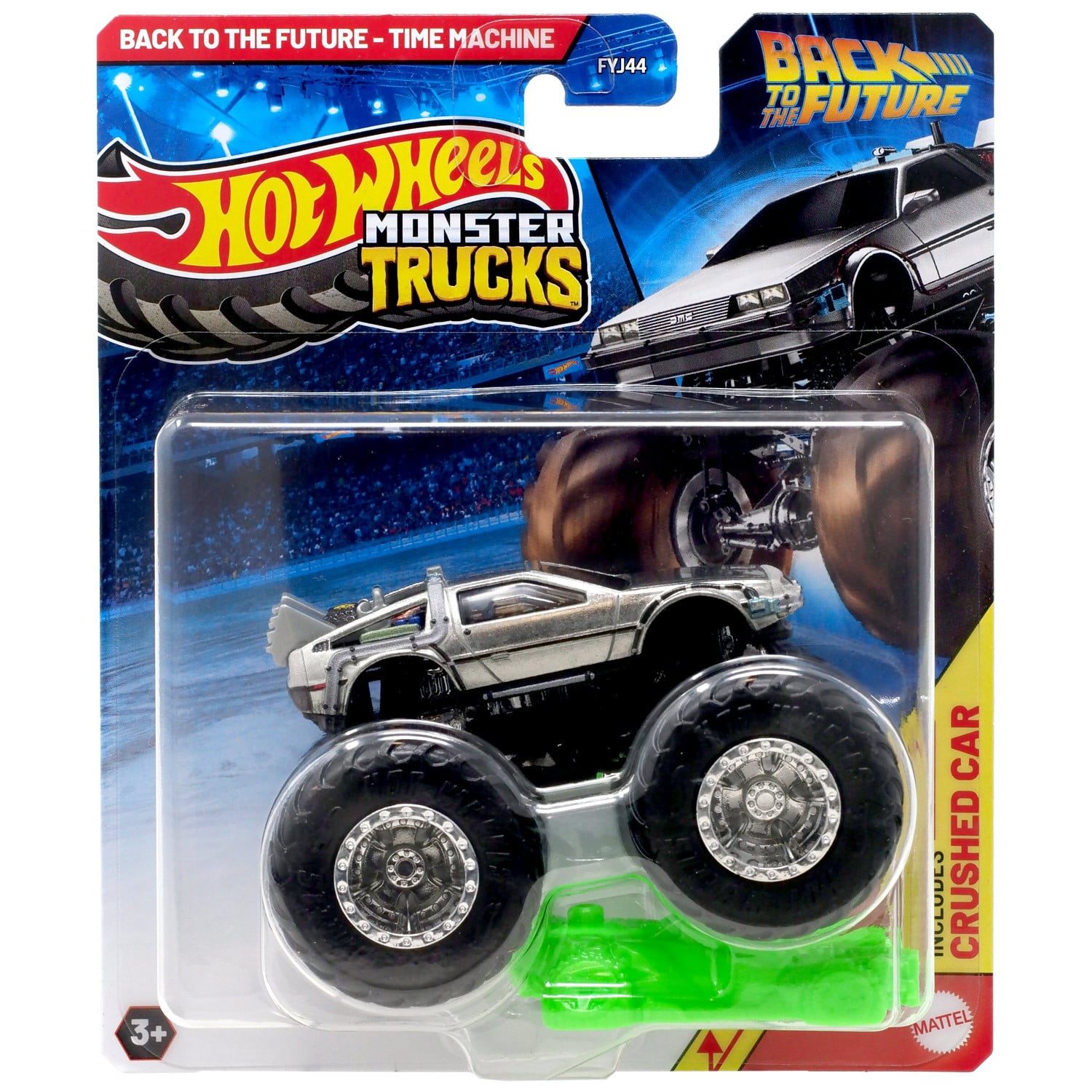 Hot Wheels Monster Trucks Back to the Future Iced TIme Machine
