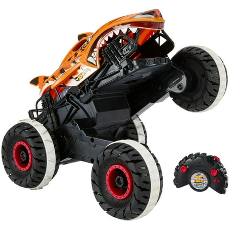Hot Wheels - Monster Truck Unstoppable Tiger Shark Remote Control Vehicle
