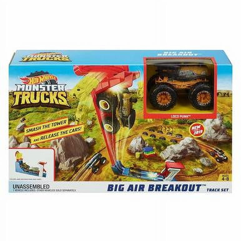 Hot Wheels Monster Trucks Big Air Breakout Play Set With 5 Alarm –  LOW&BEHOLD