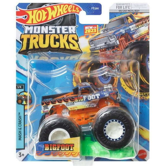 Hot Wheels Monster Trucks Bigfoot 2023 Play Vehicle, 3+ Yrs