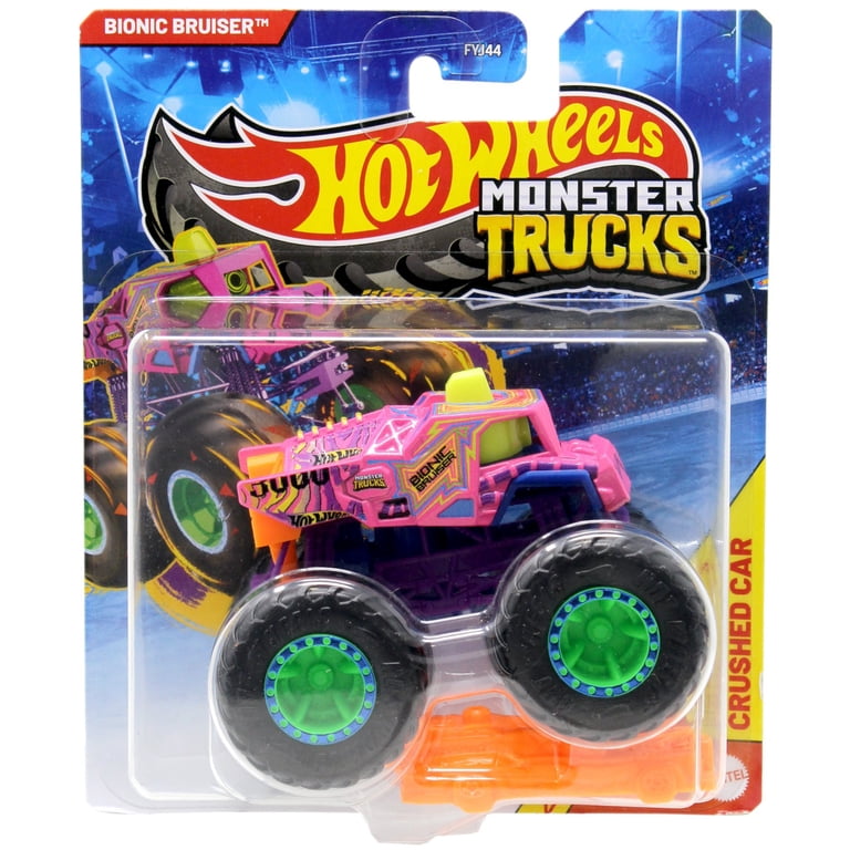 Hot Wheels Monster Trucks Bionic Bruiser Diecast Car - Walmart.com