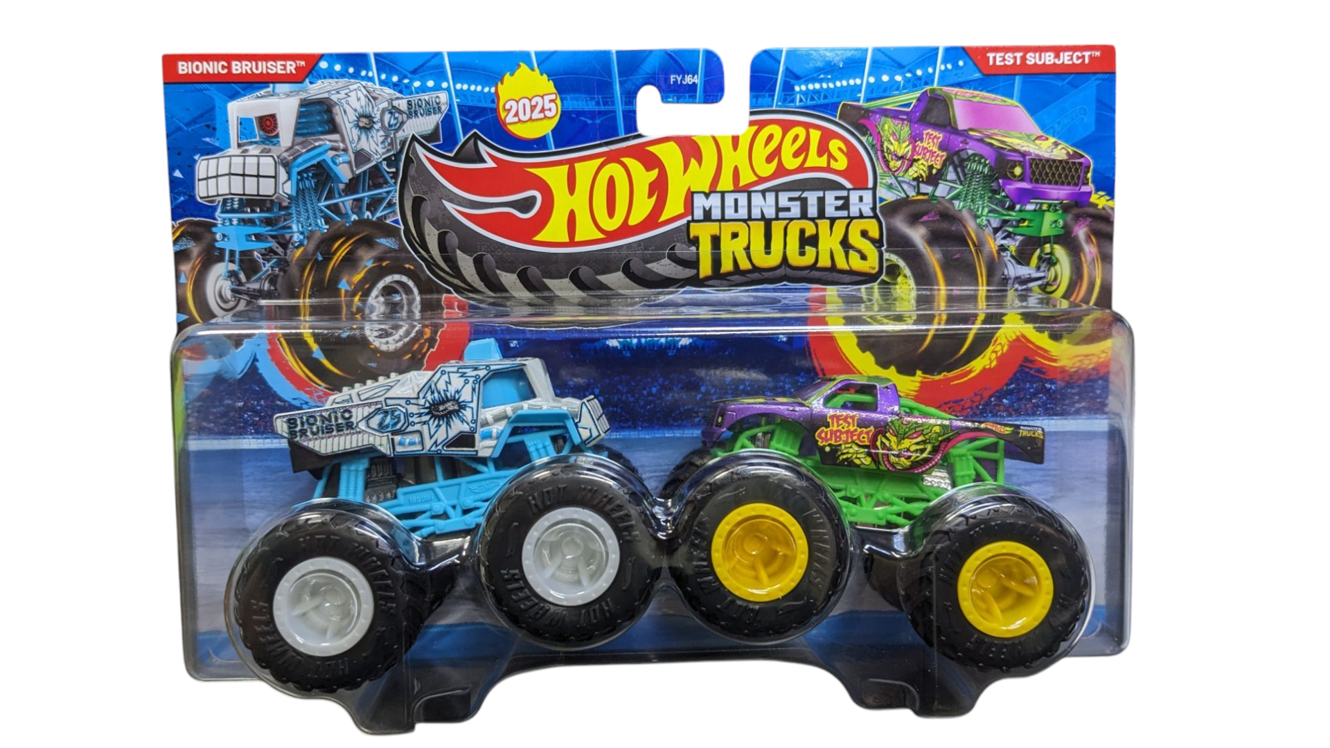 Hot Wheels Monster Trucks Bionic Bruiser VS Test Subject