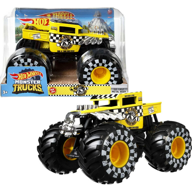 Hot Wheels Monster Trucks 1:24 Scale Assortment for Kids Age 3 4 5 6 7 –  StockCalifornia