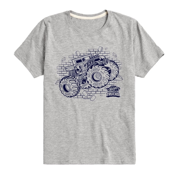 Hot Wheels - Monster Trucks Boneshaker Boys' Short Sleeve Graphic T-Shirt