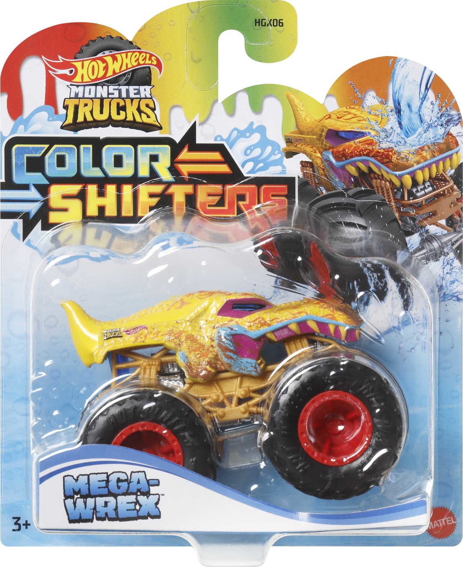  Hot Wheels Monster Trucks Mega Wrex Vehicle : Toys & Games