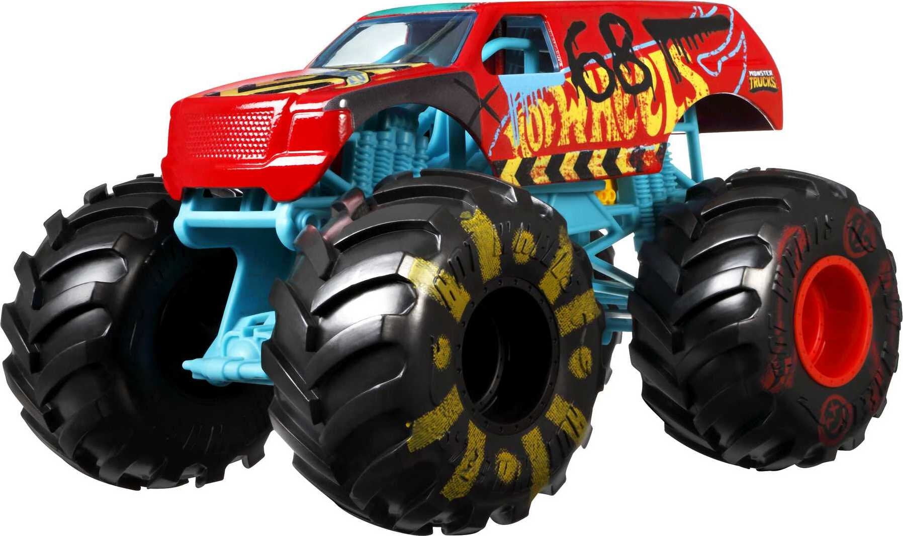 Hot Wheels Monster Trucks Demo Derby 1:24 Scale Die-Cast Toy Truck Play  Vehicle 