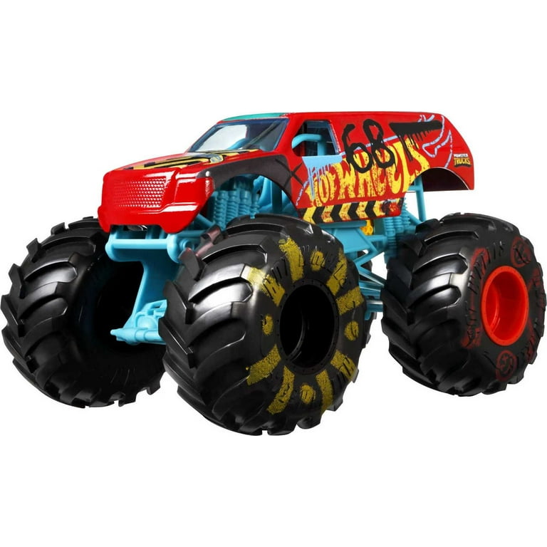 Hot Wheels Monster Trucks Demo Derby 1:24 Scale Die-Cast Toy Truck Play  Vehicle 