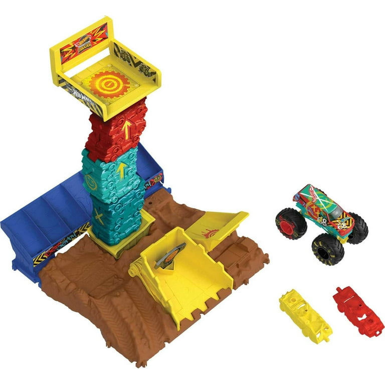 Hot Wheels Monster Trucks Big Air Breakout Playset