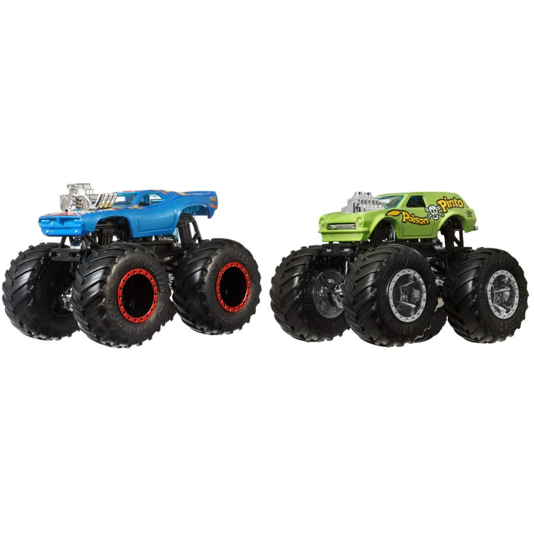 Hot Wheels Monster Trucks Demolition Doubles 2 Pack of 1 64 Scale Toy Trucks Styles May Vary