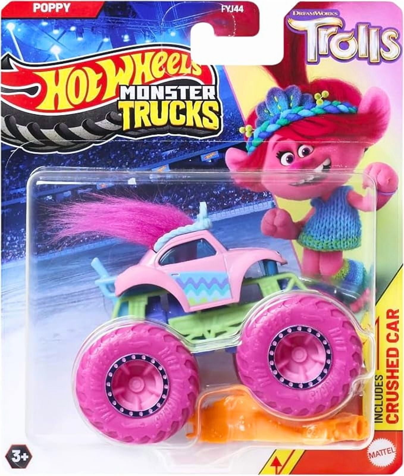 Hot Wheels Monster Trucks DreamWorks Trolls - Poppy - 1:64
