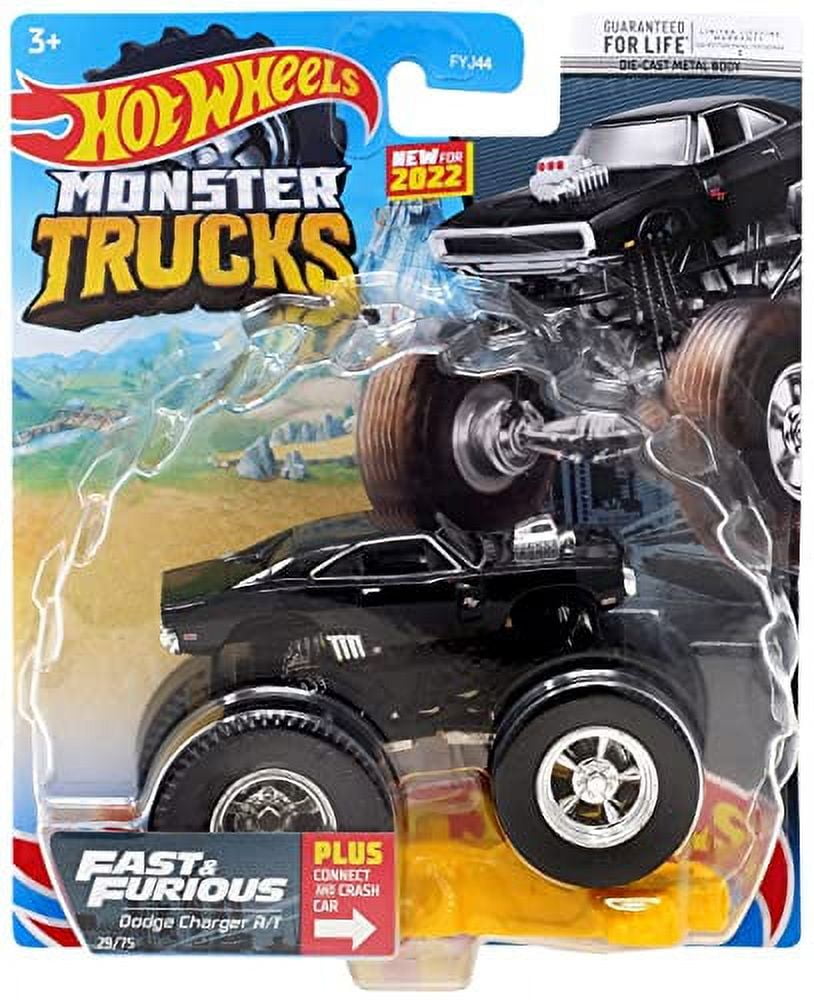 Hot Wheels Car Monster Trucks Big Foot Connect And Crash Car Collector  Edition Metal Diecast Model Cars Kids Toys Gift