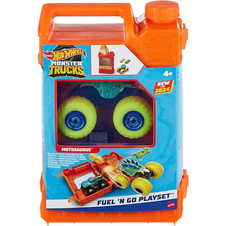 Hot Wheels MOTO SAURUS セット Hot Wheels Monster Trucks Fuel 'n Go Playset (with Motosaurus