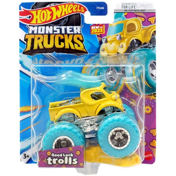 Hot Wheels Monster Truck Good Luck Trolls