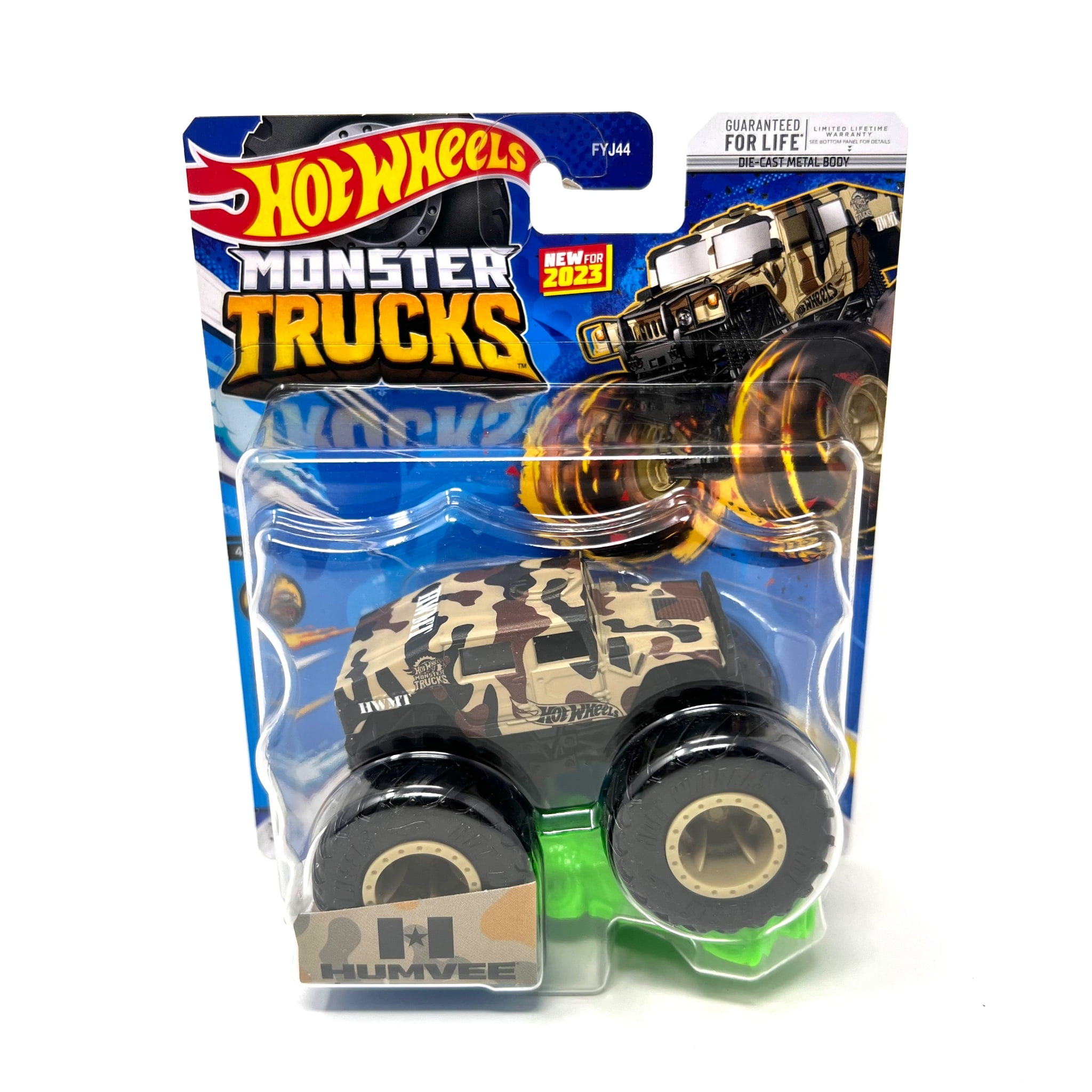 ホットウィール モンスタートラック モントラ HUMVEE ハマーH1 ハンヴィー HUMVEE M998 モンスタートラック Monster Trucks
