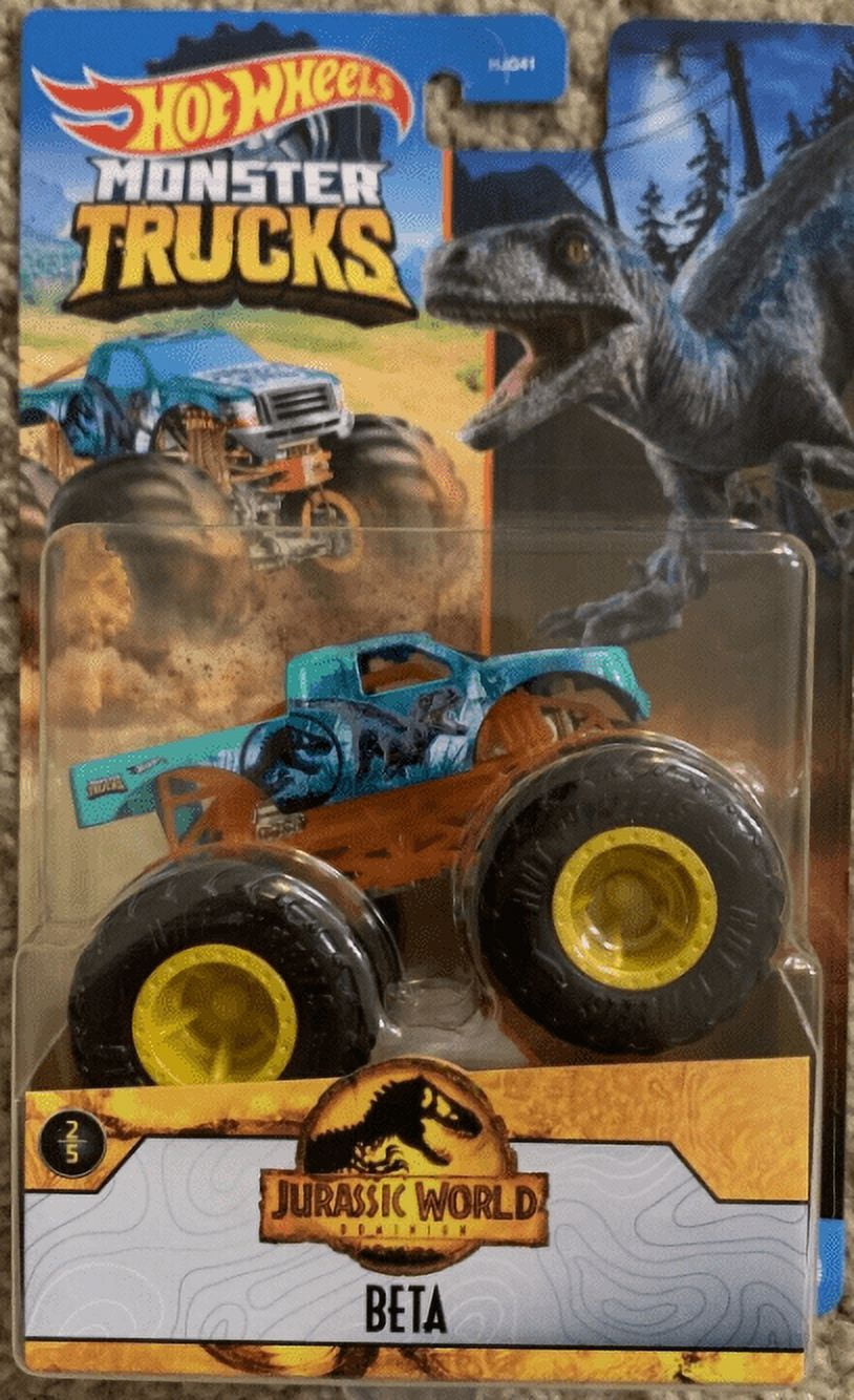 Hot Wheels Monster Truck 2022 Jurassic World TRICERATOPS Dinosaur 1:64  🌟NEW🌟